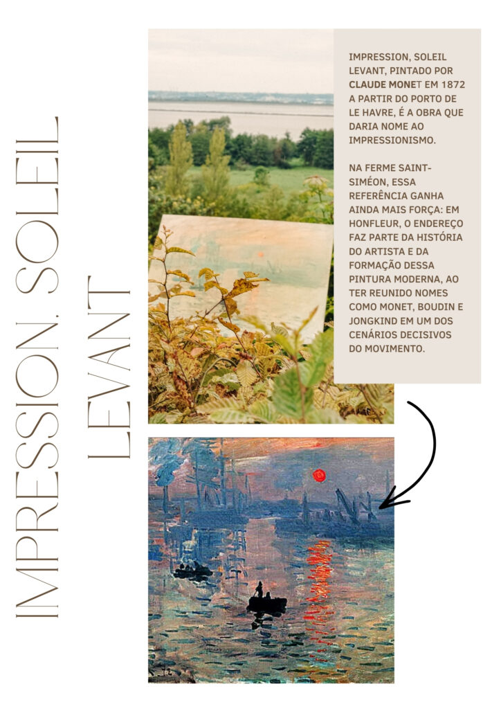 Antes de Giverny, a descoberta da Normandia